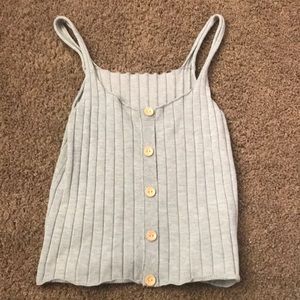 Button Up Tank Top